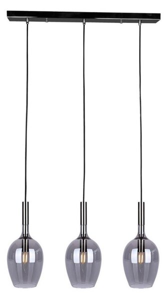 Lampadario su filo TANGO 3xE14/40W/230V nero