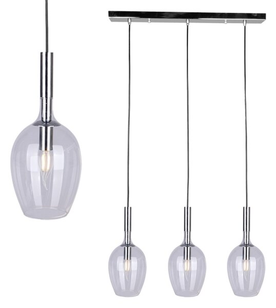 Lampadario su filo TANGO 3xE14/40W/230V chiaro