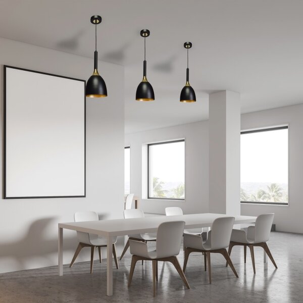 Lampadario a sospensione con filo CLARK 1xE27/60W/230V