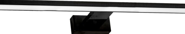 Illuminazione LED per specchio da bagno SHINE BLACK, LED 15W/230V, 80 cm, IP44, nero