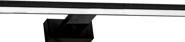 Illuminazione LED per specchio da bagno SHINE BLACK, LED 15W/230V, 80 cm, IP44, nero