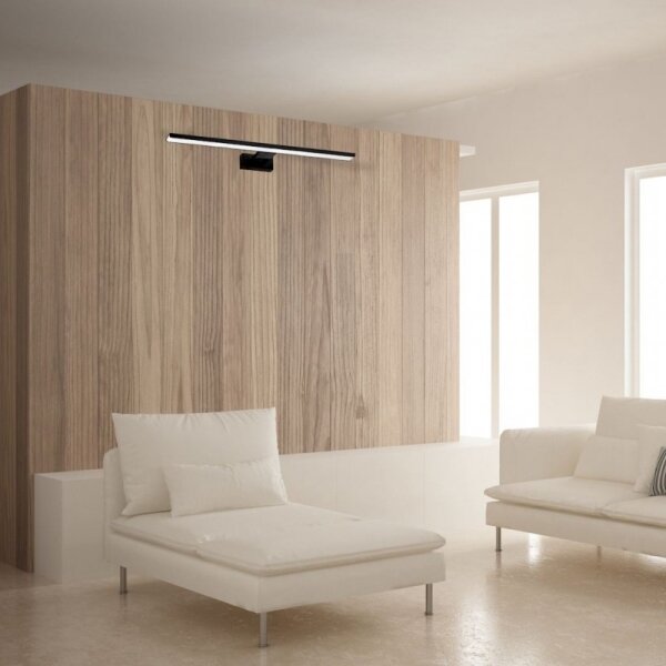 Illuminazione LED per specchio da bagno SHINE BLACK, LED 15W/230V, 80 cm, IP44, nero