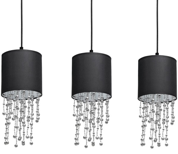 Lampadario a sospensione con filo ALMERIA 3xE27/60W/230V