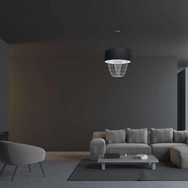 Lampadario a sospensione con filo ALMERIA 1xE27/60W/230V