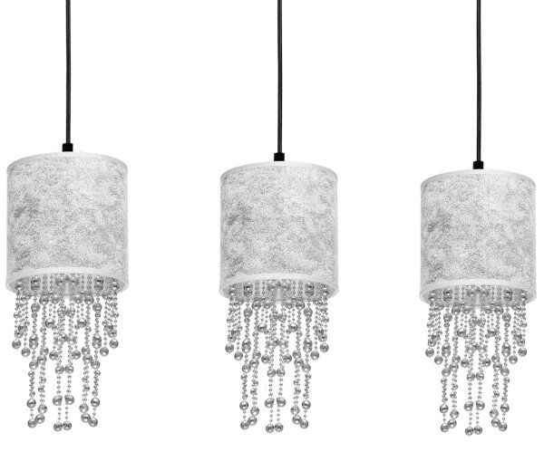 Lampadario a sospensione con filo ALMERIA 3xE27/60W/230V