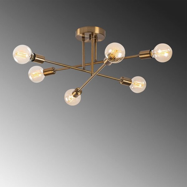 Plafoniera dorata 64x64 cm Flower – Opviq lights