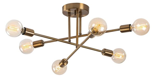 Plafoniera dorata 64x64 cm Flower – Opviq lights