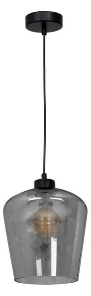 Lampadario su filo SANTIAGO 1xE27/60W/230V nero
