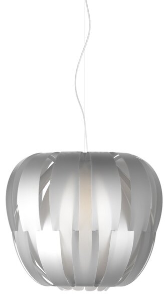 Sospensione Moderna Queen Polilux ® Argento E Metallo Cromo 1 Luce E27