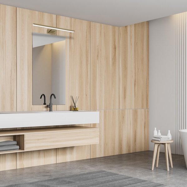 Illuminazione LED per specchio da bagno SHINE LED/13,8W/230V 60 cm IP44 ottone
