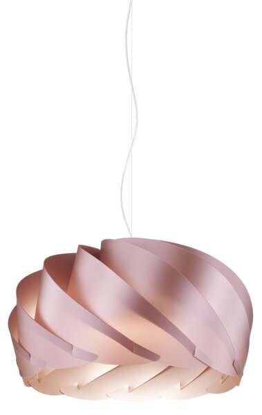 Sospensione Moderna Half Globe Polilux ® Pink Metal E Metallo Cromo 1 Luce E27