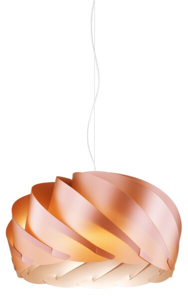 Sospensione Moderna Half Globe Polilux ® Rame E Metallo Cromo 1 Luce E27