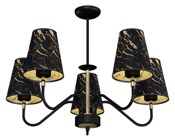 Lampadario su palo HERMES 5xE27/60W/230V