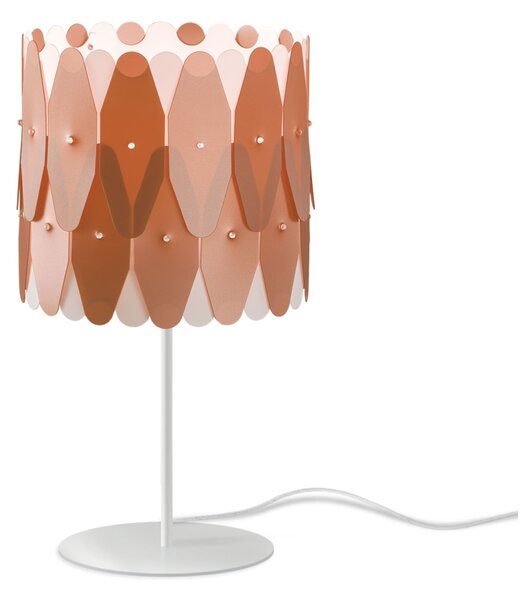 Lampada Da Scrivania-Ufficio Moderna Amanda Polilux ® Rame E Metallo 1 Luce E27
