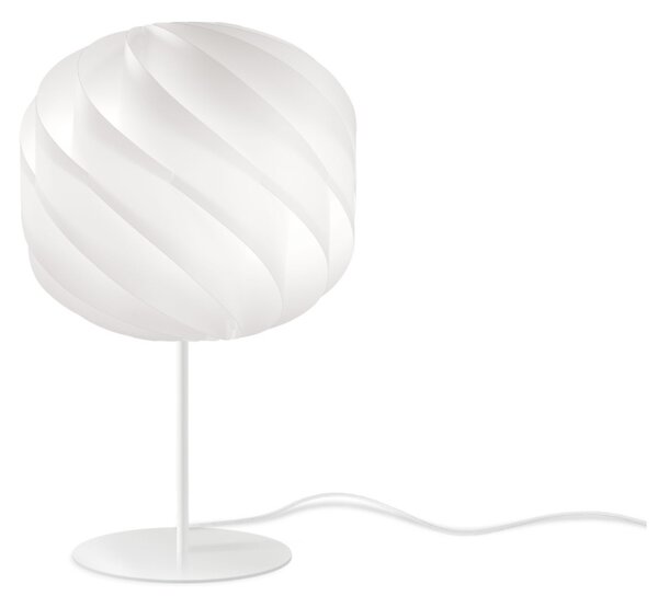 Lampada Da Scrivania-Ufficio Moderna Globe Polilux ® Bianco E Metallo 1 Luce E27