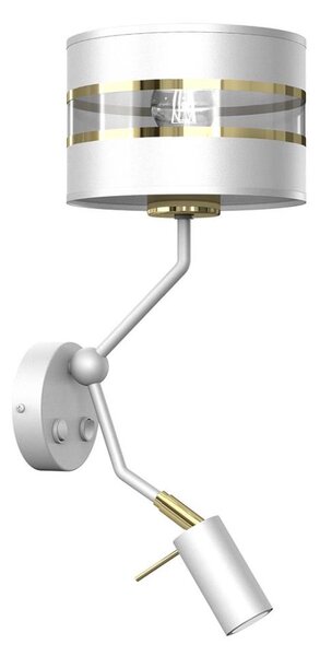 Lampada da parete ULTIMO 1xE27/40W/230V + 1xGU10/MR11/7W bianco