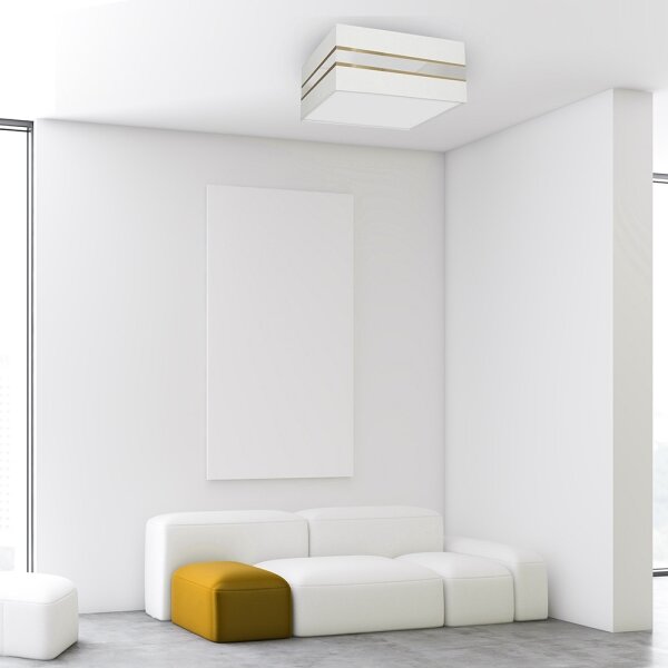 Plafoniera ULTIMO 2xE27/60W/230V bianca