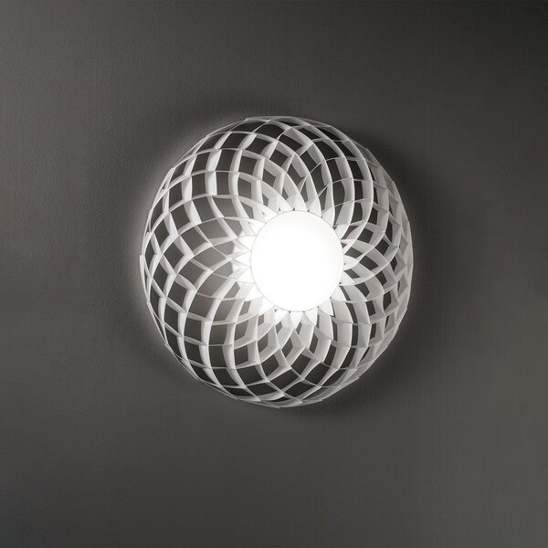 Applique Moderna Dalia Polilux ® Bianco 3 Luci Gx53