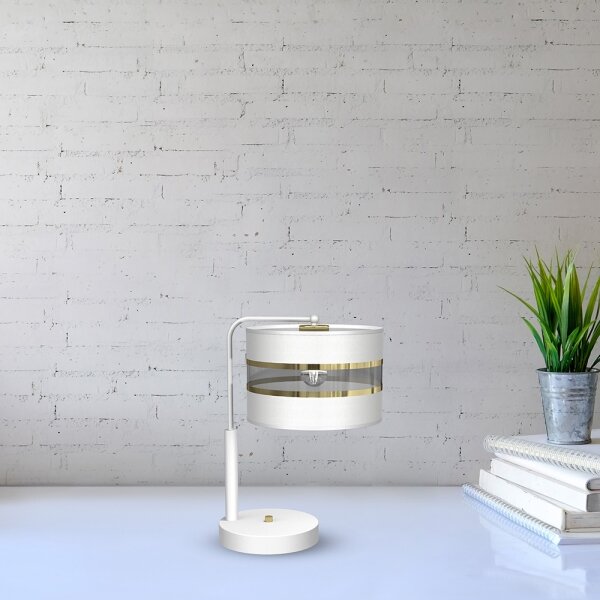 Lampada da tavolo ULTIMO 1xE27/6W/230V bianca