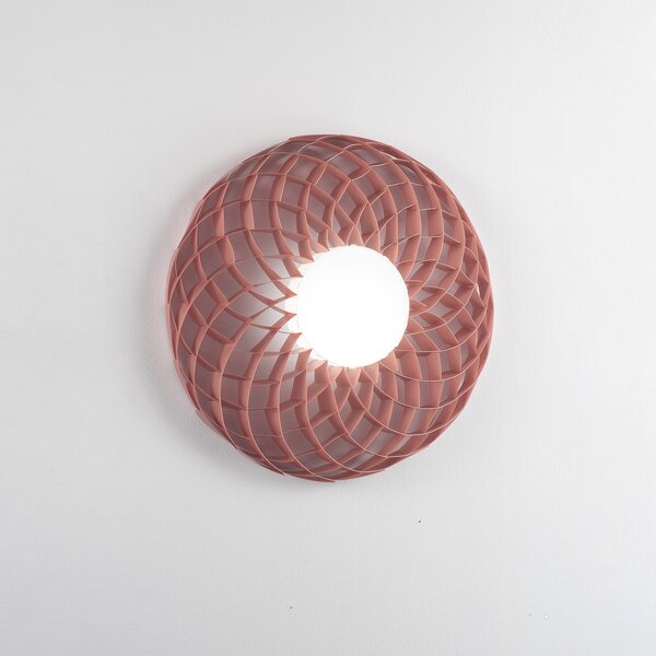 Applique Moderna Dalia Polilux ® Pink Metal 7 Luci Gx53 6,5W 3000K