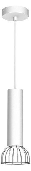 Lampadario su corda DANTE 1xGU10/25W/230V argento/cromo lucido