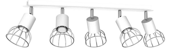 Luce Spot DANTE 5xGU10/25W/230V bianco/cromo lucido