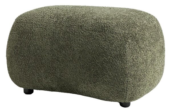 Pouf in teddy-bouclé Alba