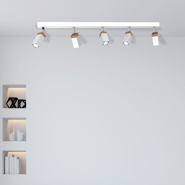 Luce Spot SOLO 5xGU10/MR11/40W/230V bianco