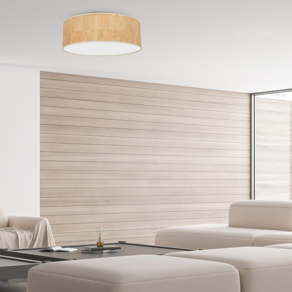 Plafoniera CORK 3xE27/60W/230V