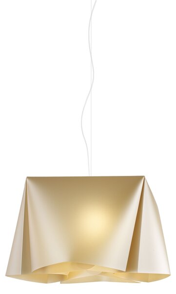 Sospensione Moderna Wanda Polilux ® New Gold E Metallo Cromo 1 Luce E27