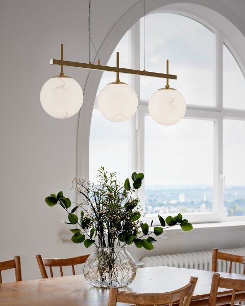 ByRydens 4202540-5000 - Lampadario a cavo BELLAGIO 3xE27/8W/230V