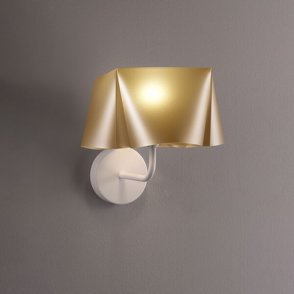 Applique Moderna Wanda Polilux ® New Gold E Metallo 1 Luce E14
