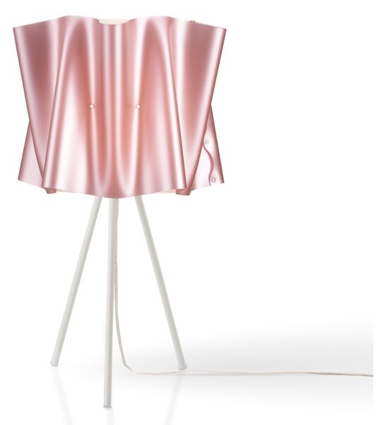 Lampada Da Scrivania Moderna 3 Piedi Folio Polilux ® Pink Metal 1 Luce E27