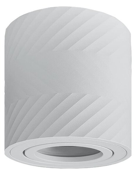 Prezent 71110 - Faretto LOTAR 1xGU10/50W/230V diam. 8 cm, bianco