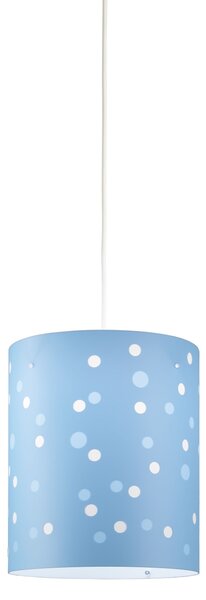 Sospensione Moderna Pois Polilux ® Blu Pastello 1 Luce E27 D27Cm