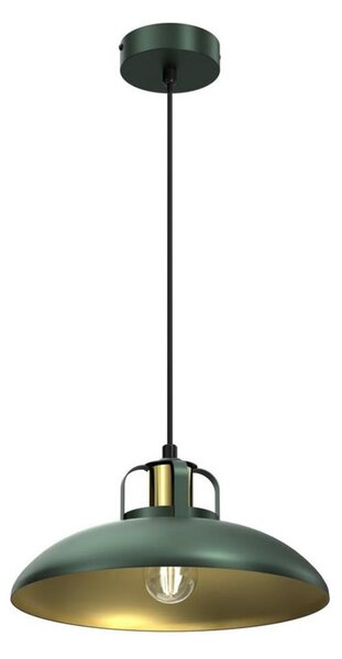 Lampadario su filo FELIX 1xE27/60W/230V verde