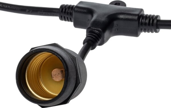 Da esterno catena decorativa GHIRLANDA 10xE27/15W/230V 10m IP44