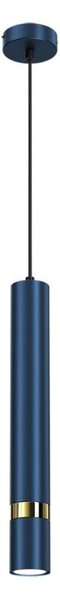 Lampadario a sospensione su cavo JOKER 1xGU10/25W/230V blu/oro