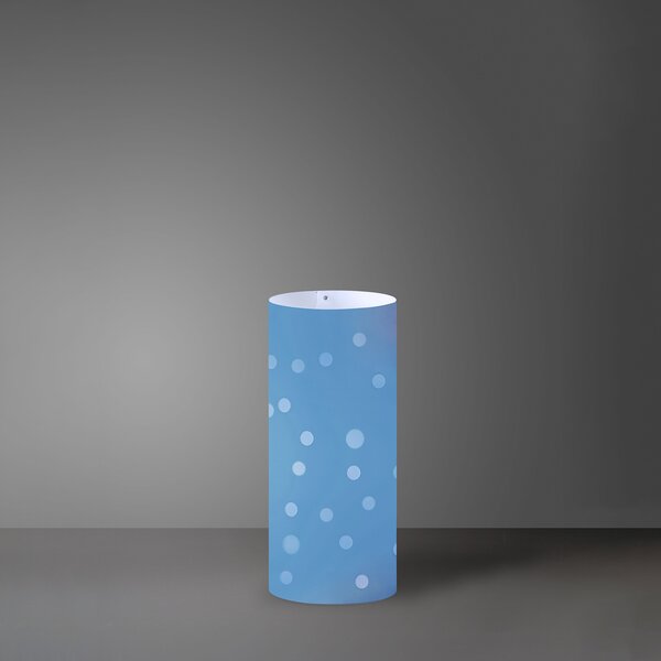 Lampada Da Scrivania-Ufficio Moderna Pois Polilux ® Blu Pastello 1 Luce E27