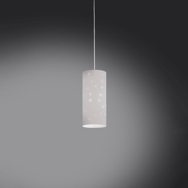 Sospensione Moderna Pois Polilux ® Bianco Materie Plastiche 1 Luce E27