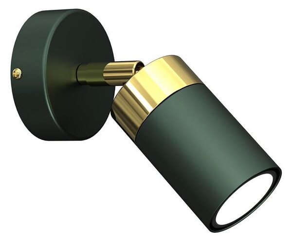 Faretto da parete JOKER 1xGU10/25W/230V verde/oro
