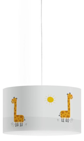 Sospensione Moderna Decokids Polilux ® Grafica Giraffa 1 Luce E27