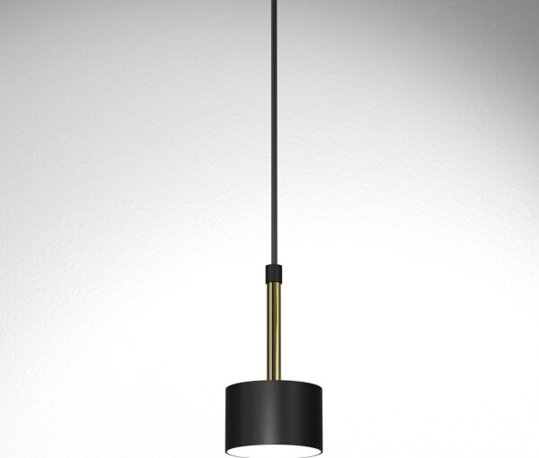 Lampadario su corda ARENA 1xGX53/11W/230V nero/oro