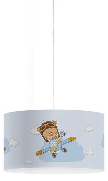 Sospensione Moderna Decokids Polilux ® Grafica Fly 1 Luce E27