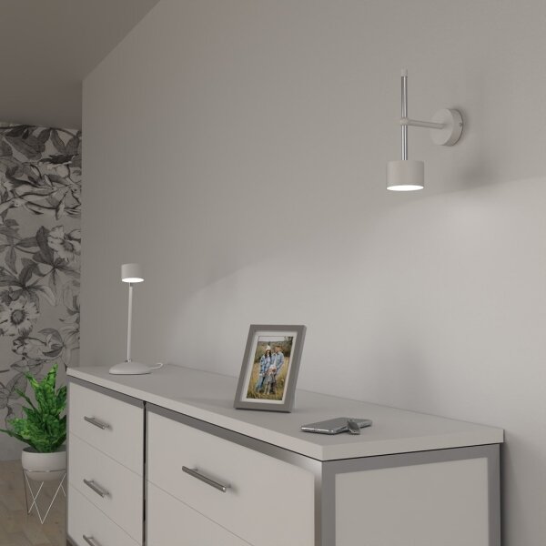 Applique ARENA 1xGX53/11W/230V bianco/cromo