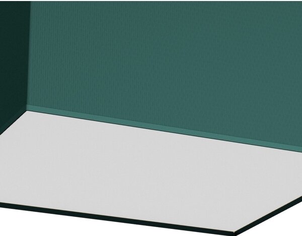 Plafoniera VERDE 2xE27/60W/230V 40x40 cm verde