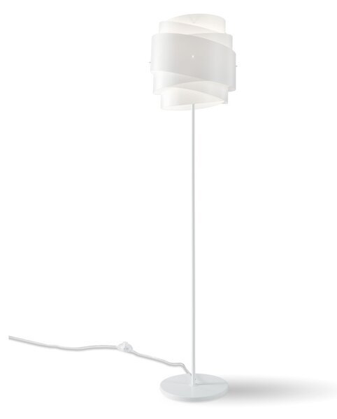 Piantana Moderna Bea Polilux ® Bianco E Metallo 1 Luce E27