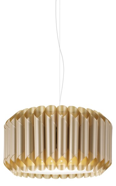 Sospensione Moderna Louise Polilux ® New Gold E Metallo Cromo 1 Luce E27