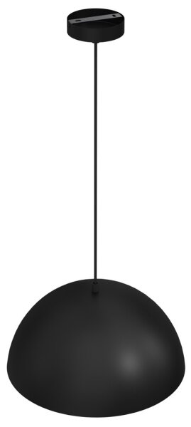 Lampadario su corda BETA 1xE27/60W/230V d. 35 cm nero
