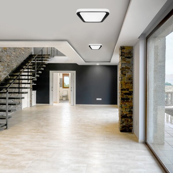 Lampada da soffitto dimmerabile QUADRO LED/38W/230V 3000-6000K bianco/nero + DO